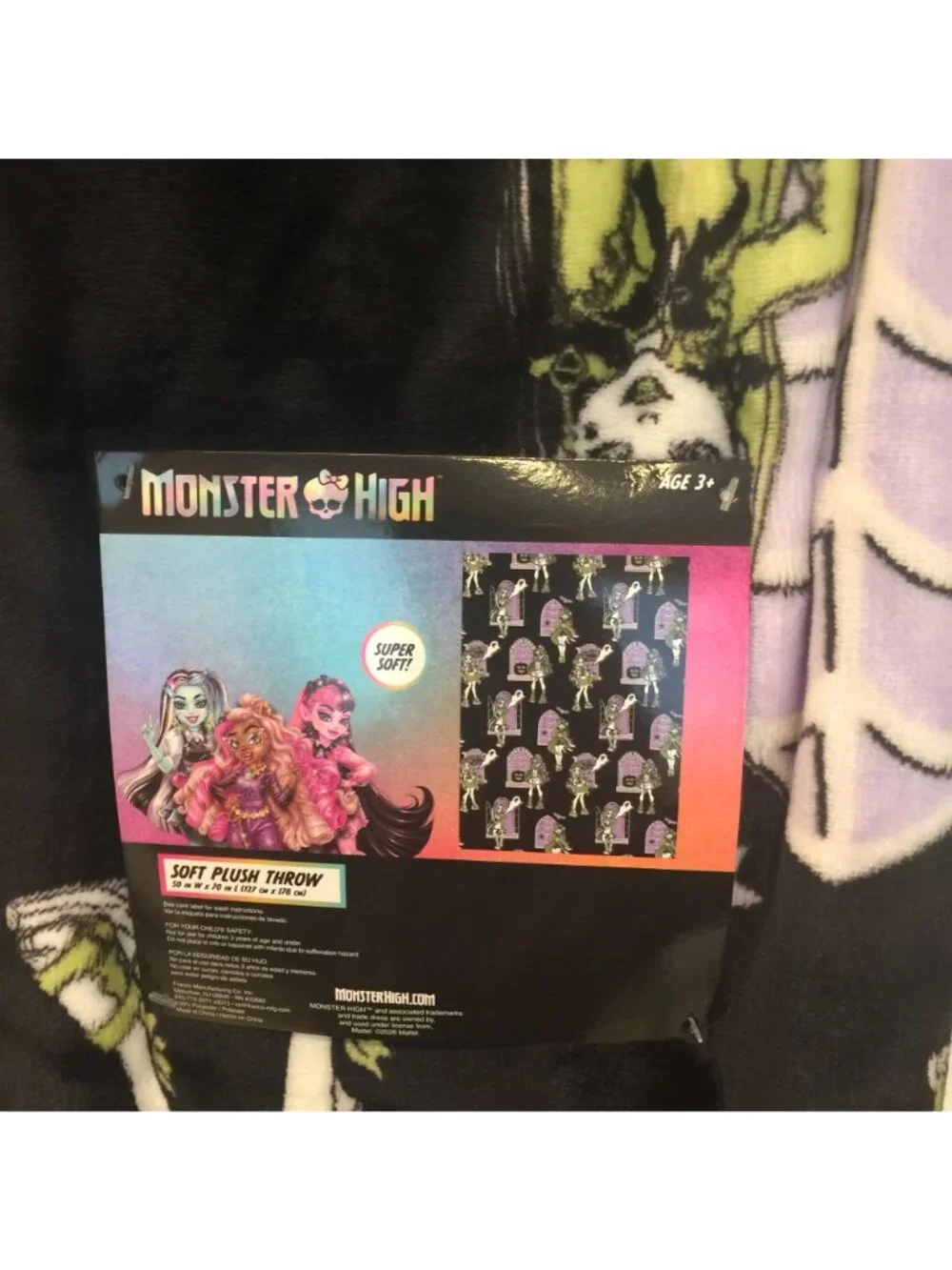 Monster High Plush Frankie Stein Draculaura 50